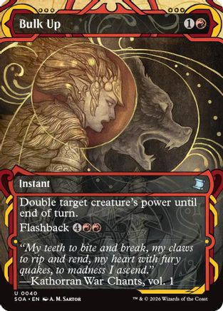 Bulk Up (SOA-040) - Secrets of Strixhaven: Mystical Archive
