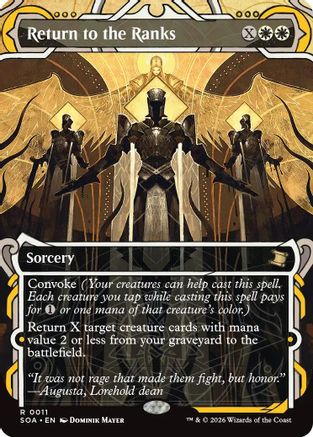 Return to the Ranks (SOA-011) - Secrets of Strixhaven: Mystical Archive
