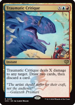 Traumatic Critique (PPSOS-239) - Promo Pack: Secrets of Strixhaven