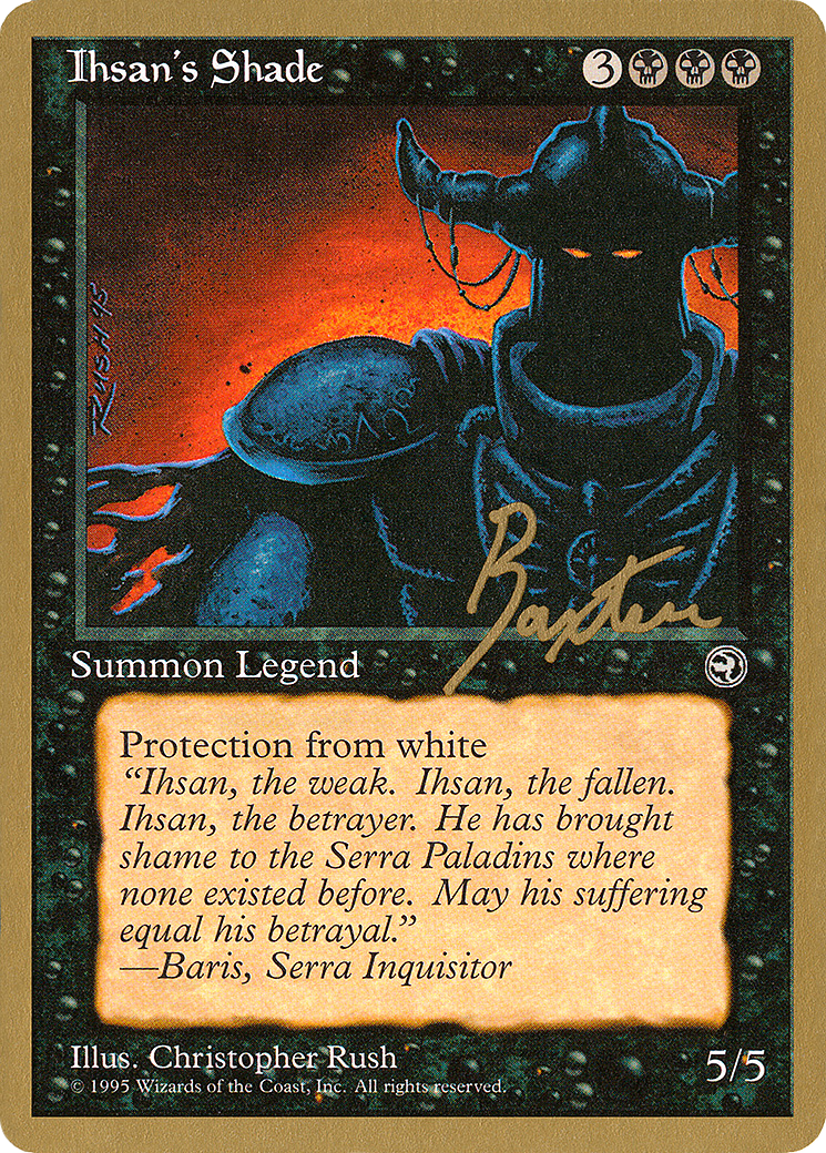 Ihsan's Shade - 1996 George Baxter (HML) (WCD-) - Pro Tour Collector Set