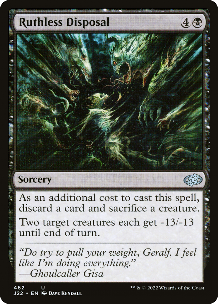 Ruthless Disposal (J22-462) - Jumpstart 2022