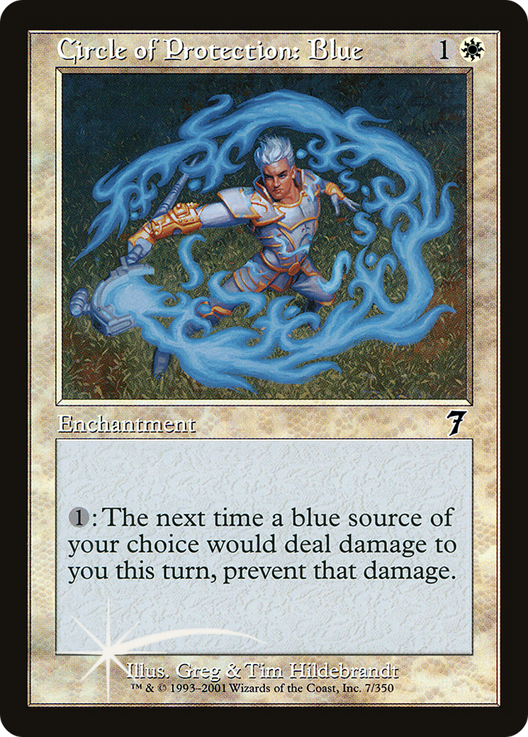 Circle of Protection: Blue (7ED-007) - 7th Edition