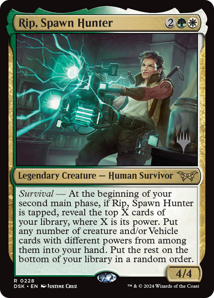 Rip, Spawn Hunter (PPDSK-228) - Duskmourn: House of Horror Promos Foil