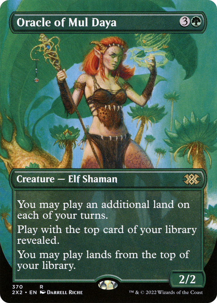 Oracle of Mul Daya (Borderless) (2X2-370) - Double Masters 2022 (Borderless)