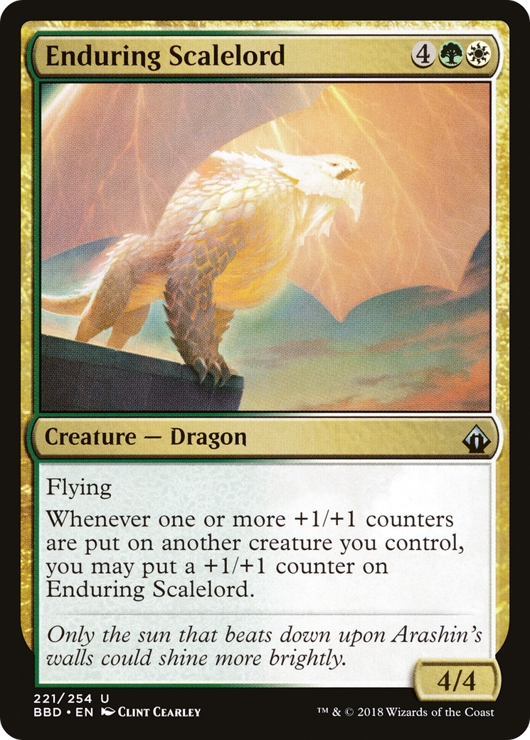 Enduring Scalelord (BBD-221) - Battlebond Foil