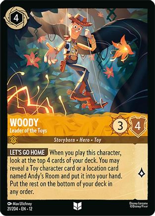 Woody - Leader of the Toys (21/204) - Wilds Unknown