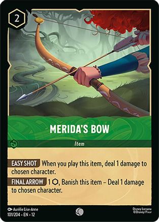 Merida's Bow (101/204) - Wilds Unknown Cold Foil