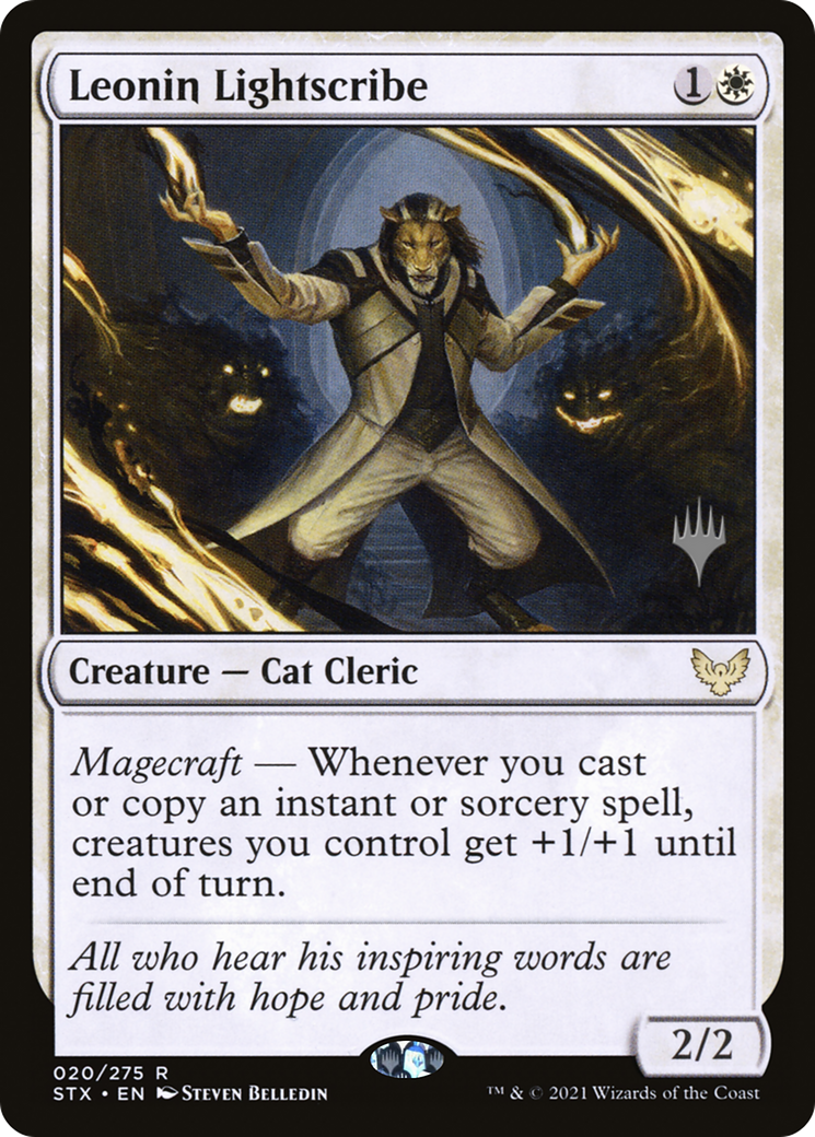 Leonin Lightscribe (PPSTX-20P) - Strixhaven: School of Mages Promos Foil