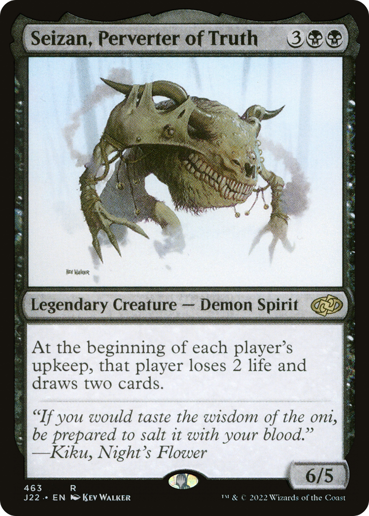Seizan, Perverter of Truth (J22-463) - Jumpstart 2022