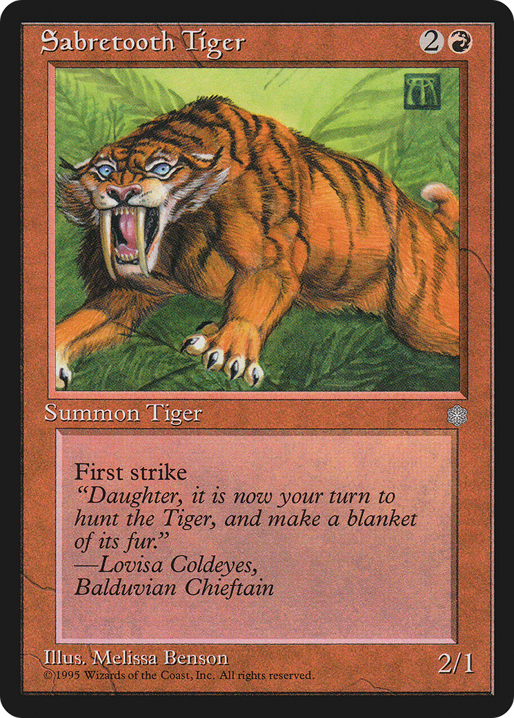 Sabretooth Tiger (ICE-) - Ice Age