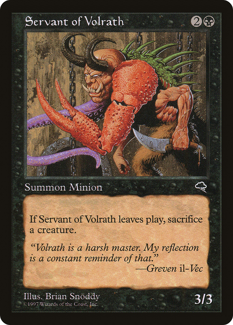 Servant of Volrath (TMP-156) - Tempest