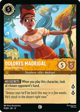 Dolores Madrigal - Hears Everything (9/204) - Wilds Unknown