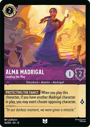 Alma Madrigal - Leading the Way (36/204) - Wilds Unknown Cold Foil