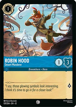 Robin Hood - Desert Wanderer (137/204) - Wilds Unknown Cold Foil