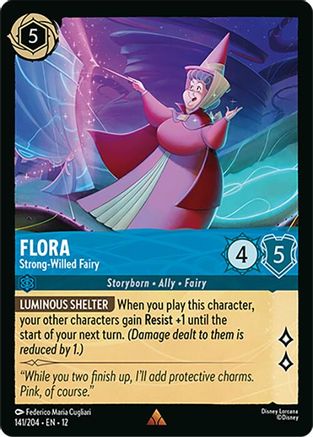 Flora - Strong-Willed Fairy (141/204) - Wilds Unknown