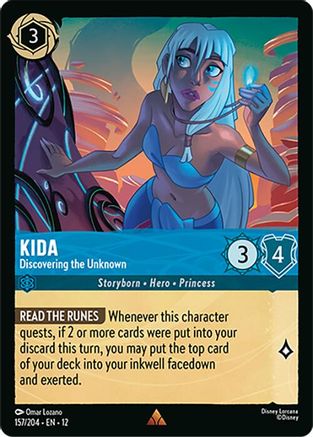 Kida - Discovering the Unknown (157/204) - Wilds Unknown Cold Foil