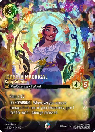 Isabela Madrigal - Caring Cultivator (Enchanted) (224/204) - Wilds Unknown Holofoil