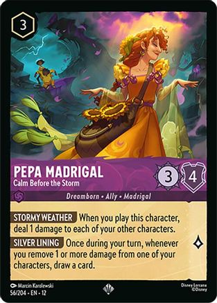 Pepa Madrigal - Calm Before the Storm (56/204) - Wilds Unknown Cold Foil