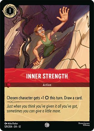 Inner Strength (129/204) - Wilds Unknown Cold Foil