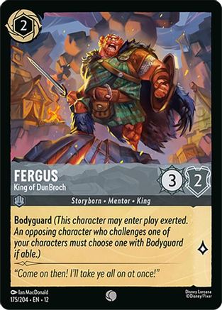 Fergus - King of DunBroch (175/204) - Wilds Unknown Cold Foil