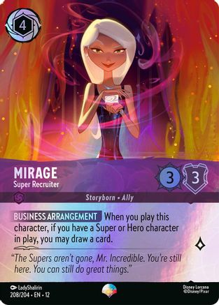 Mirage - Super Recruiter (Epic) (208/204) - Wilds Unknown Holofoil