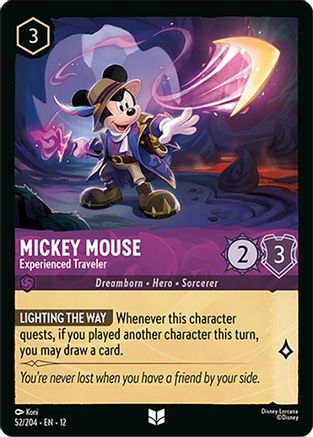 Mickey Mouse - Experienced Traveler (52/204) - Wilds Unknown
