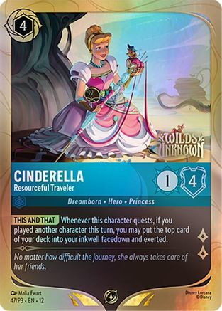 Cinderella - Resourceful Traveler (47) - Disney Lorcana Promo Cards Holofoil