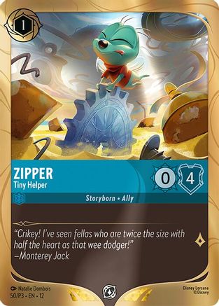 Zipper - Tiny Helper (50) - Disney Lorcana Promo Cards Holofoil