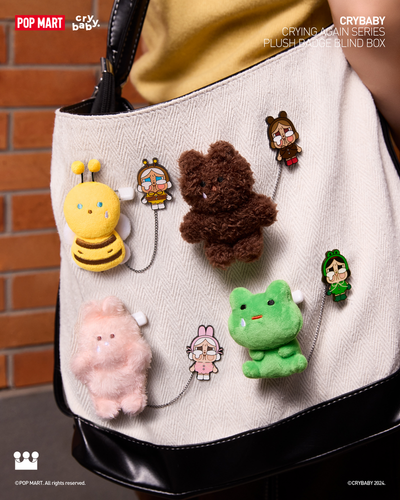 POP MART: CRYBABY - Crying Again Plush Badge Series