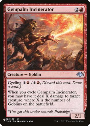 Gempalm Incinerator (DMR) (LIST-122) - The List Reprints