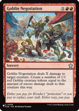 Goblin Negotiation (LIST-088) - The List Reprints