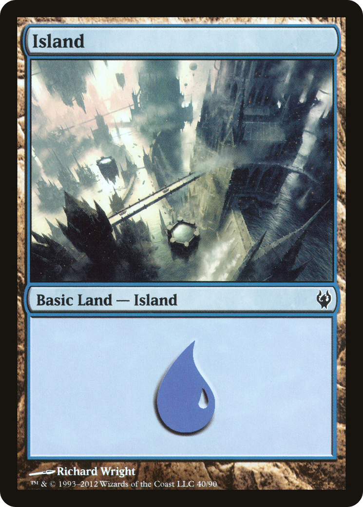 Island (40) (DDJ-040) - Duel Decks: Izzet vs. Golgari