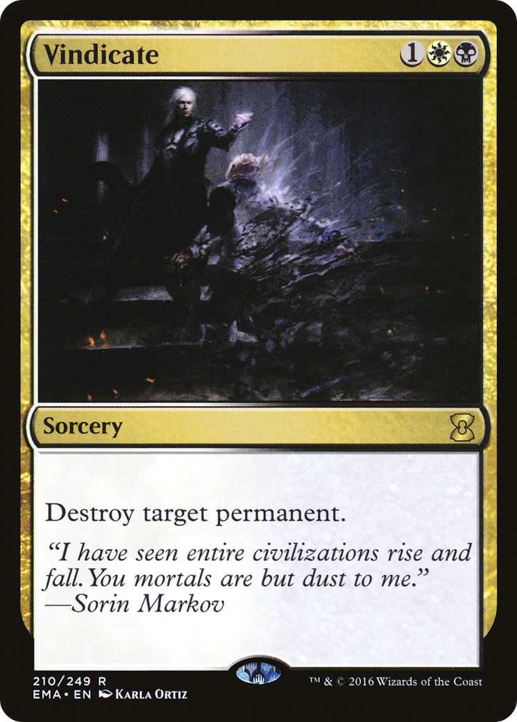 Vindicate (EMA-210) - Eternal Masters