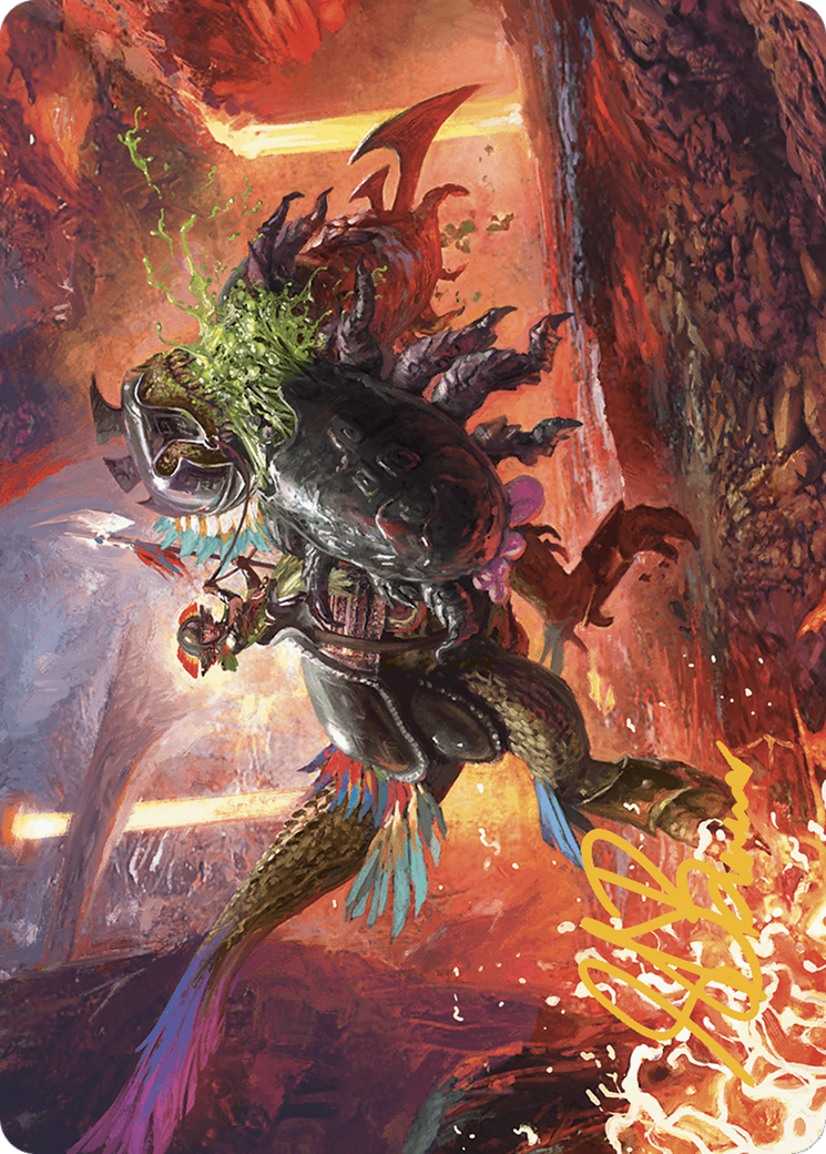 Triumphant Chomp // Triumphant Chomp (ALCI-021) - The Lost Caverns of Ixalan Art Series (Borderless)