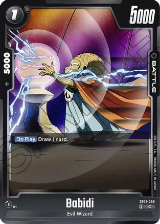 Babidi - ST01-059 (ST01-059) - Story Booster 01 Holofoil