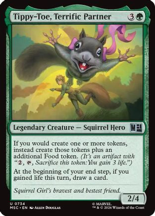 Tippy-Toe, Terrific Partner (MSC-734) - Commander: Marvel Super Heroes