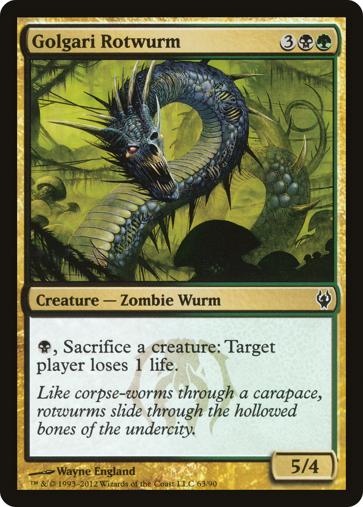 Golgari Rotwurm (DDJ-063) - Duel Decks: Izzet vs. Golgari
