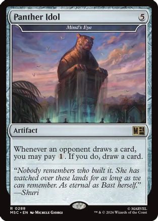 Panther Idol - Mind's Eye (Surge Foil) (MSC-288) - Commander: Marvel Super Heroes Foil