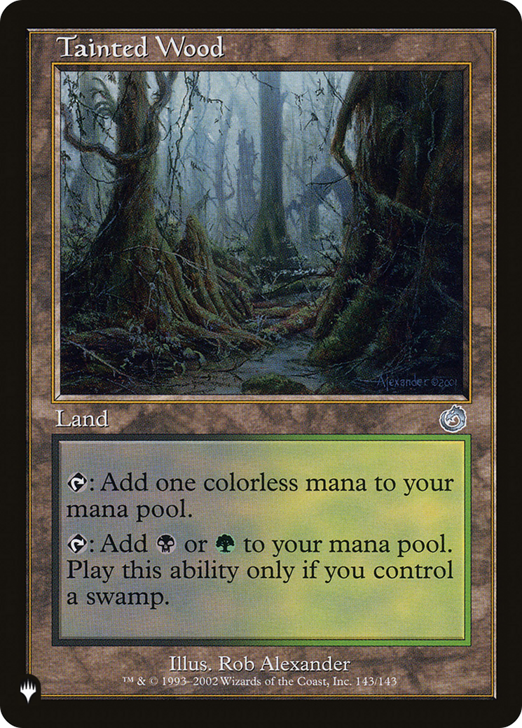 Tainted Wood (LIST-143/143) - The List