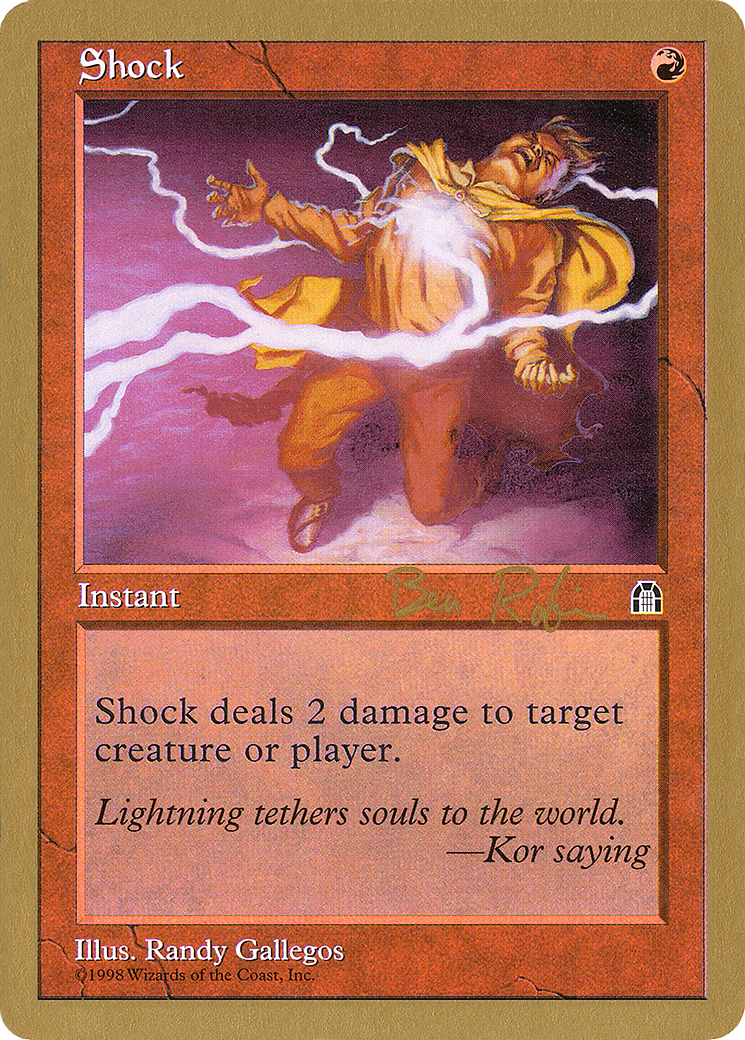 Shock - 1998 Ben Rubin (STH) (WCD-) - World Championship Decks 1998