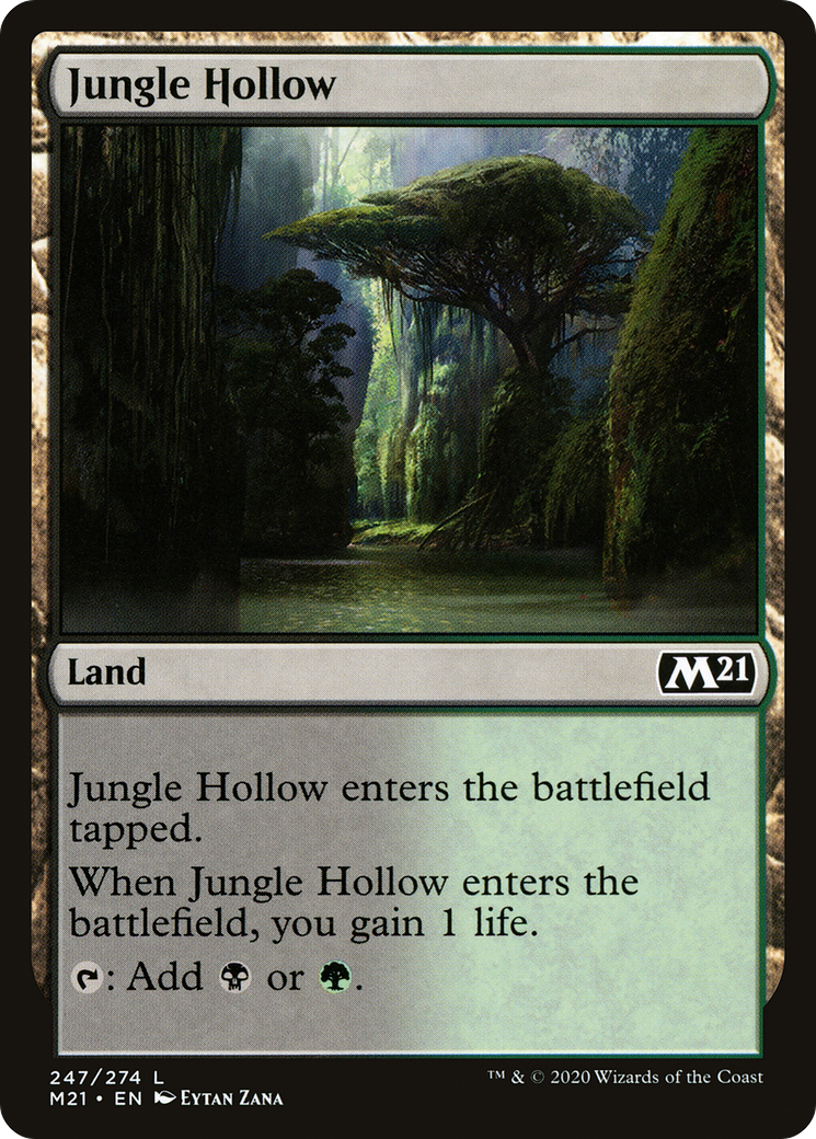 Jungle Hollow (M21-247) - Core Set 2021 Foil
