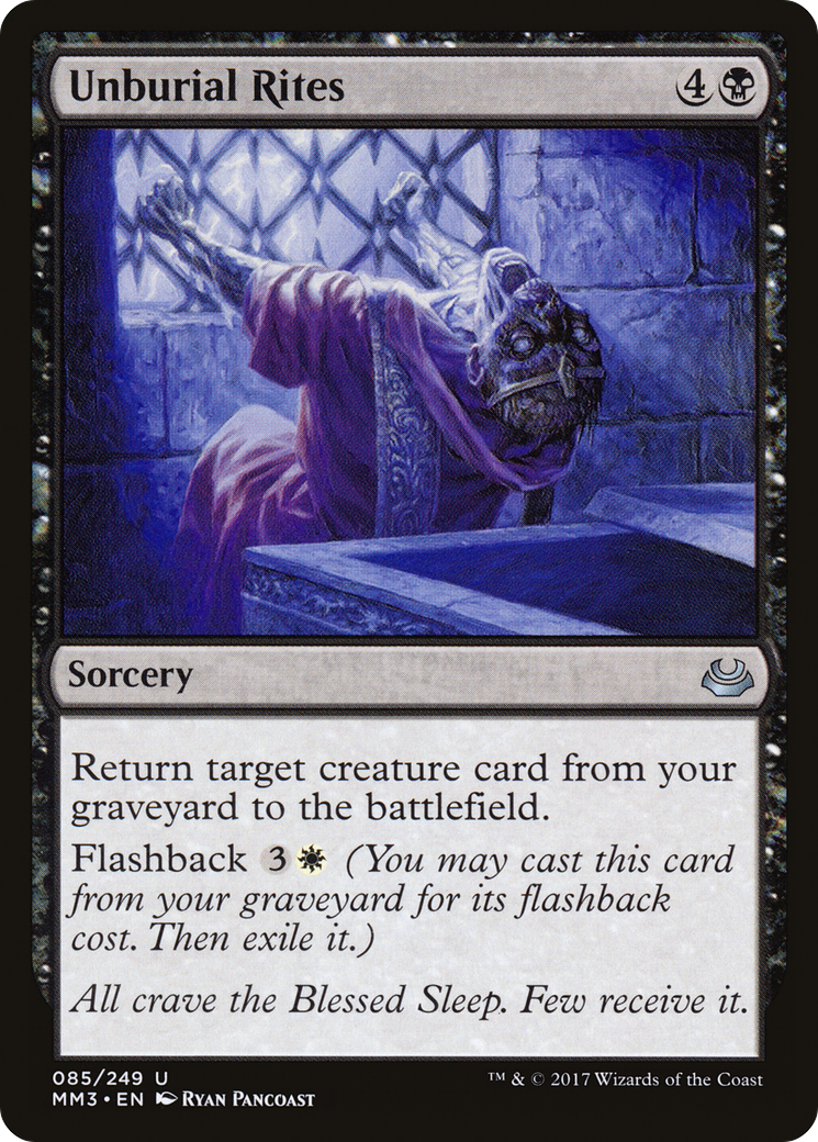 Unburial Rites (MM3-085) - Modern Masters 2017