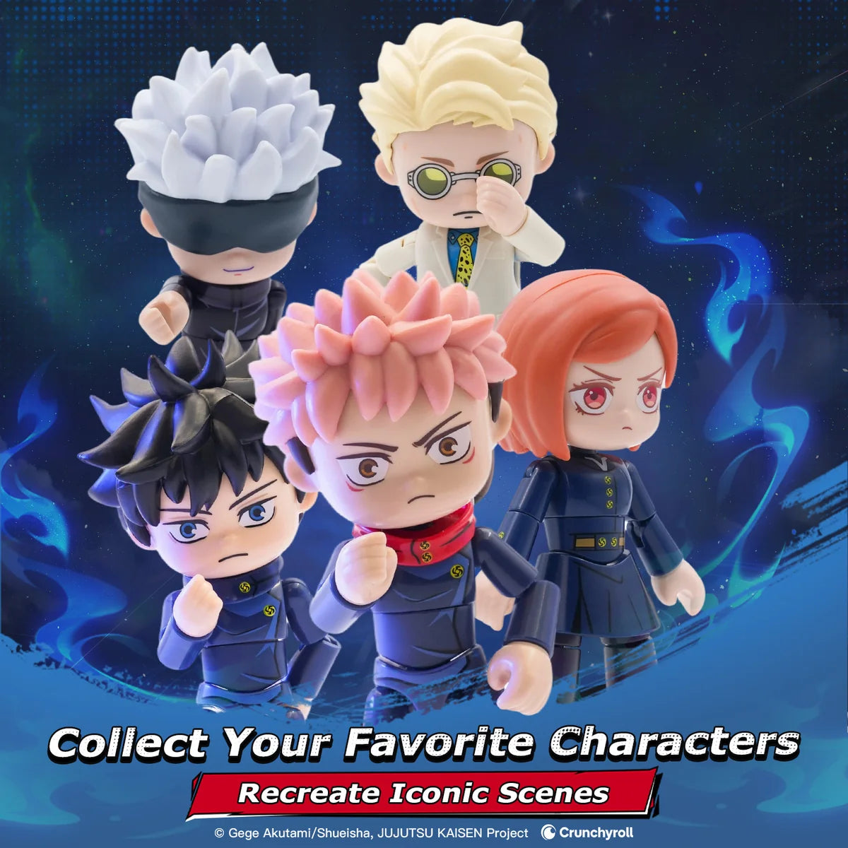 Jujutsu Kaisen - Flexi Figs Total Assault Serie Vol. 1 Figure Blind Box