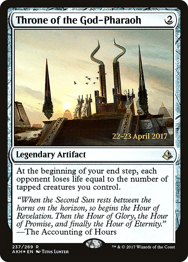 Throne of the God-Pharaoh (PRE-237) - Amonkhet Promos Foil
