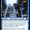 Suspicious Stowaway (PRE-080) - Innistrad: Midnight Hunt Promos: (Double Faced Transform) Foil