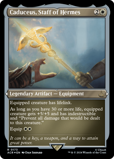Caduceus, Staff of Hermes (Foil Etched) (ACR-173) - Assassin's Creed