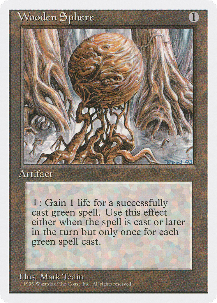 Wooden Sphere (4ED-) - Fourth Edition