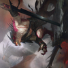 Rivaz of the Claw // Rivaz of the Claw (ADMU-053) - Dominaria United Art Series (Borderless)