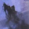 Smoke Shroud // Smoke Shroud (AMH1-019) - Modern Horizons Art Series (Borderless)