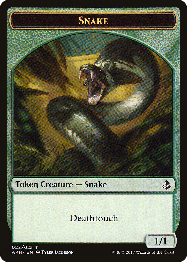 Snake Token (AKH-023) - Amonkhet Tokens